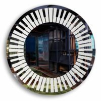 Piano Themed Wall Mirror