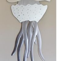 Jellyfish Wall Art Mirror by Yarbough Design