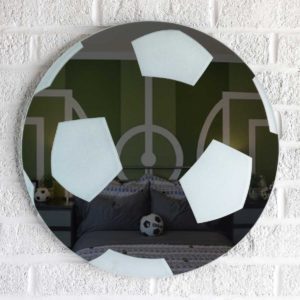 Soccer Ball Wall Mirror by Yarbough Design