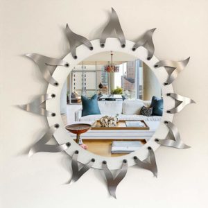 Sun Wall Mirror by Yarbough Design