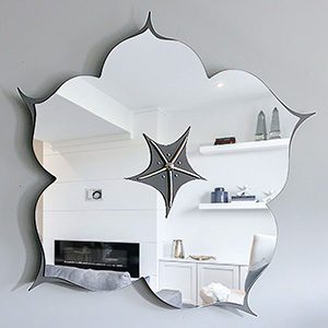 Flower Mirror by Yarbough Design