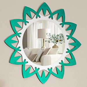 Leaf Mirror by Yarbough Design