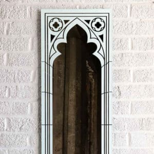 36" Tall Gothic Wall Mirror